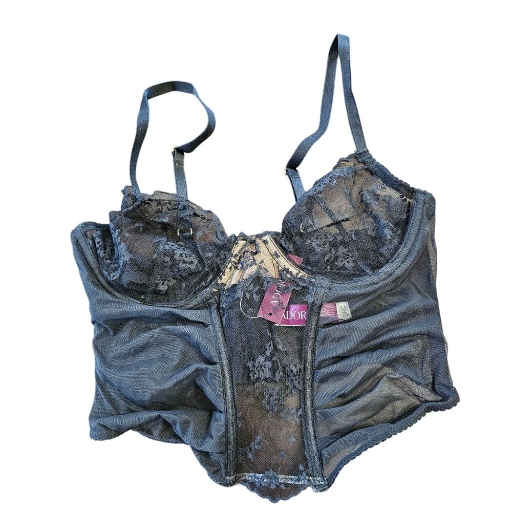 NWT Adore me Corset style Bra Underwire Soft Lace size 34C